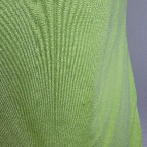 ASICS Neon Green Halter Racer Back Strappy Dry Built-in Bra Sports Tank Top L - Picture 8 of 13